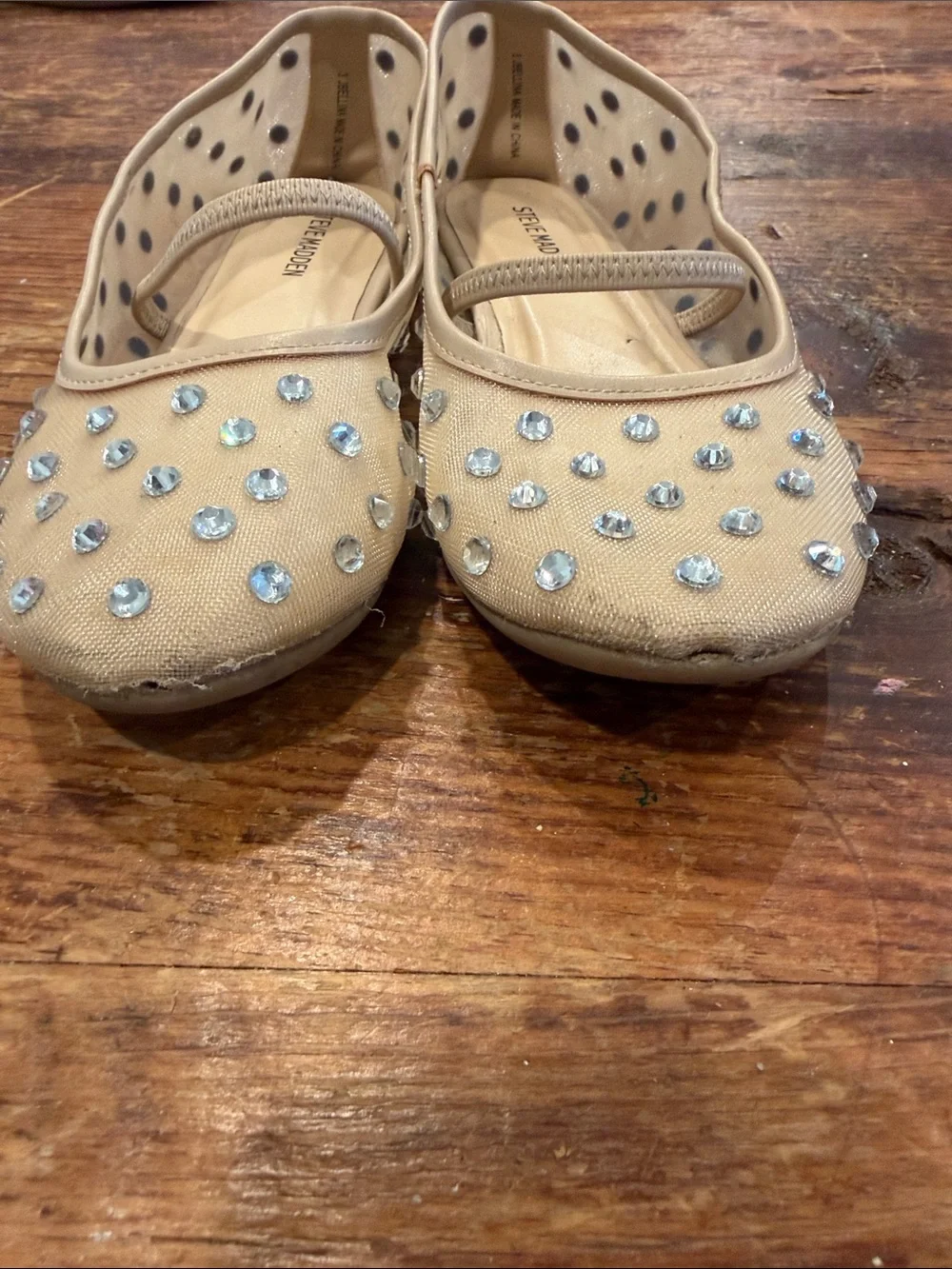 Steve Madden beige ballet